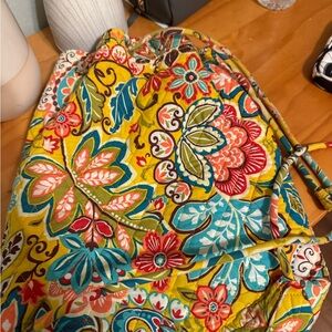 Vera Bradley Colorful Floral Satchel